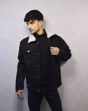 Denim Black Jacket