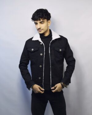 Denim Black Jacket